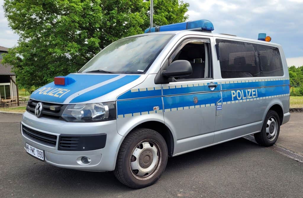 Der VW T5 aus dem Polizeioldtimer Museum Marburg