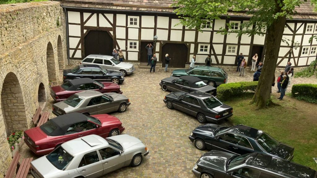 Wunderschöne Oldies des W124 Club Hessen