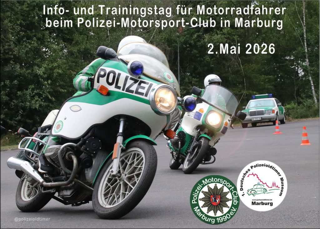 Motorradtag rund um Verkehrssicherheit beim Polizei-Motorsport-Club Marburg am 2. Mai 2026