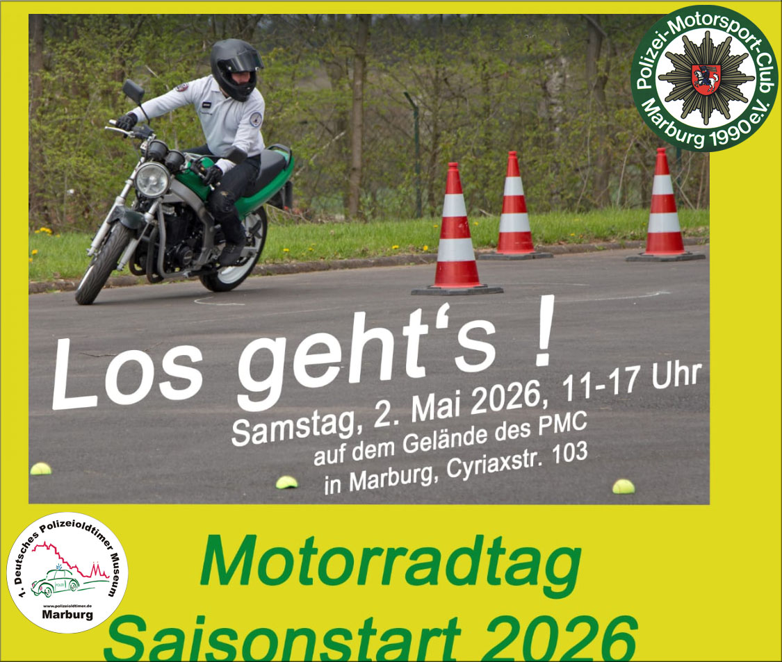 Motorradtag des Polizei-Motorsport-Club Marburg 2026