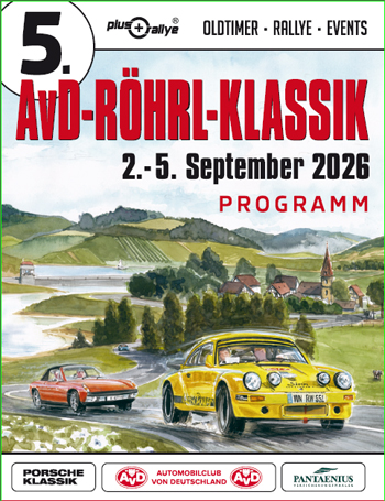 Das Programmheft zur 5. AvD-Röhrl-Klassik 2026