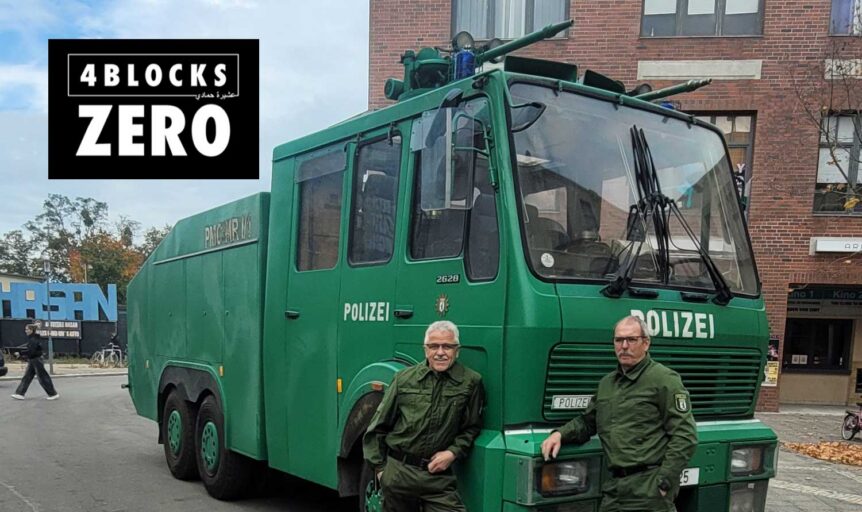 Polizeioldtimer in der HBO-max-Serie "4 Blocks Zero"