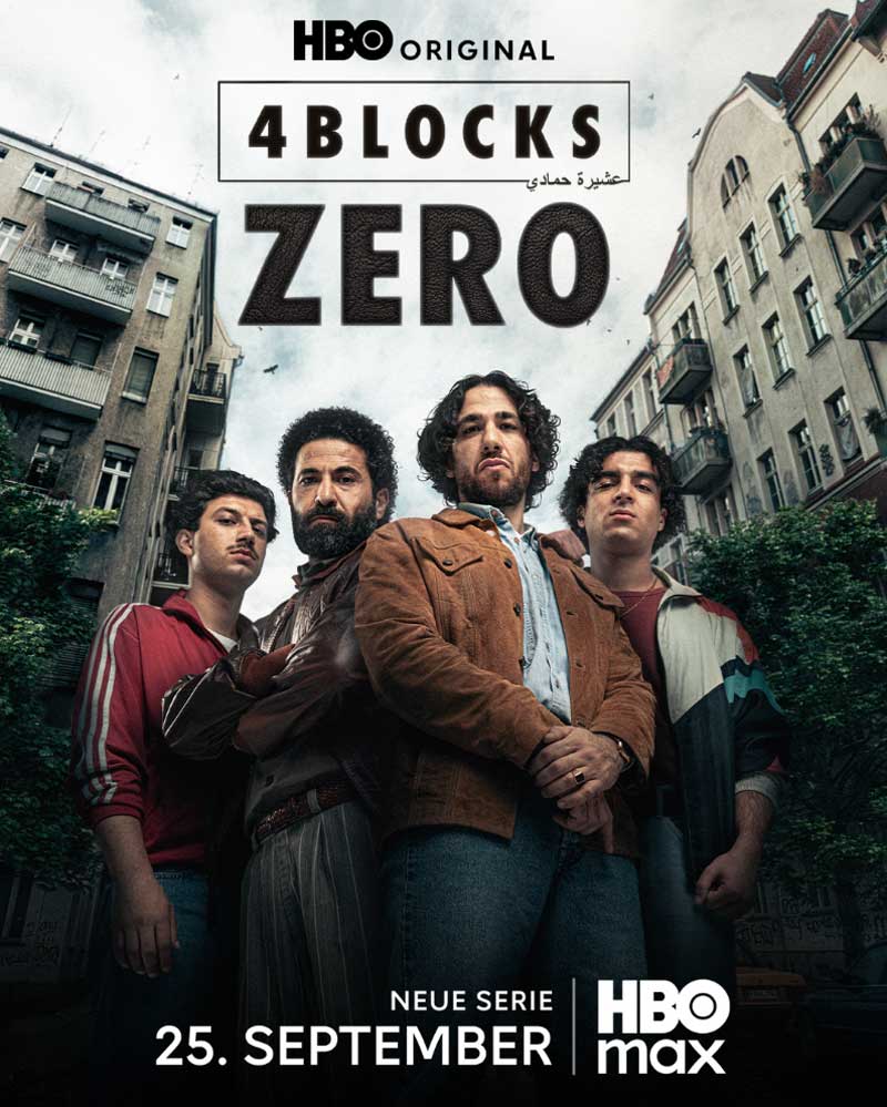 Plakat zur HBO-max-Serie "4 Blocks Zero